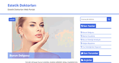 Desktop Screenshot of estetikdoktorlari.net